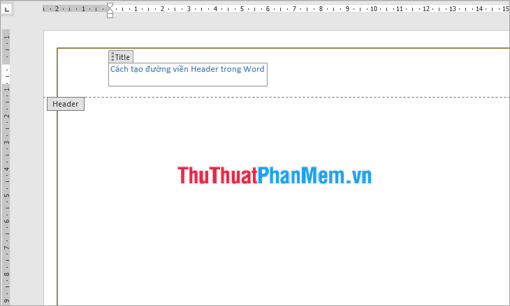 Nhập tiêu đề Header