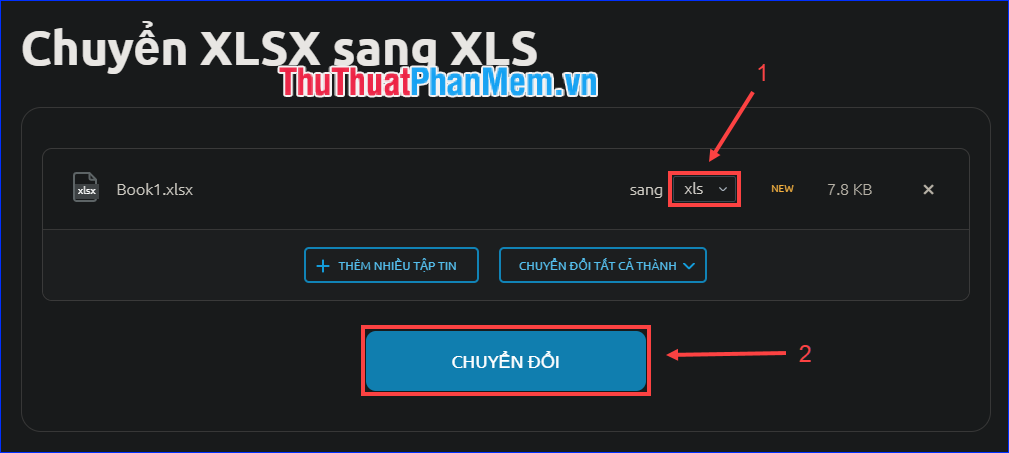 Cách đổi đuôi file XLSX sang XLS để mở trên Excel 2003