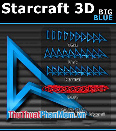 Con trỏ chuột 3D 3D Starcraft