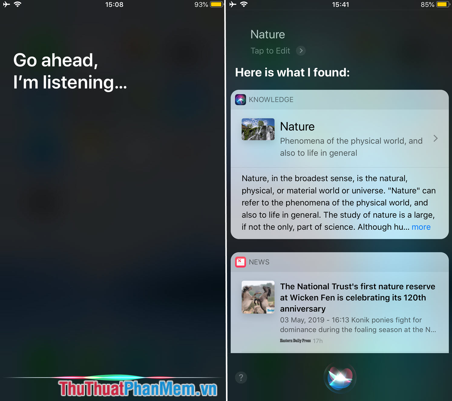 Cách tìm kiếm bằng giọng nói trên điện thoại iPhone, Samsung, Xiaomi