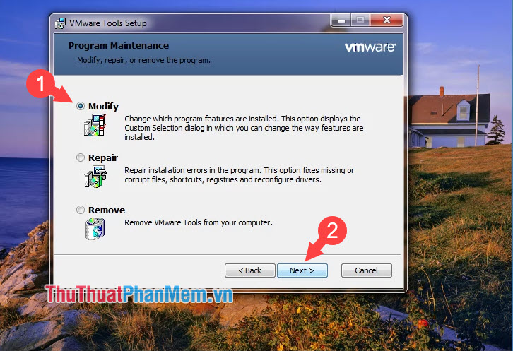 Cách copy dữ liệu từ máy thật sang máy ảo VMware