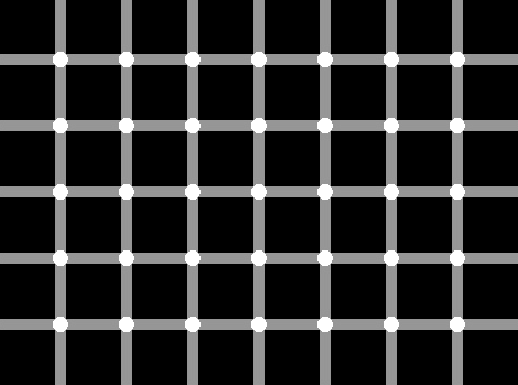 Bạn có thể đếm được xem có bao nhiêm điểm đen trong hình