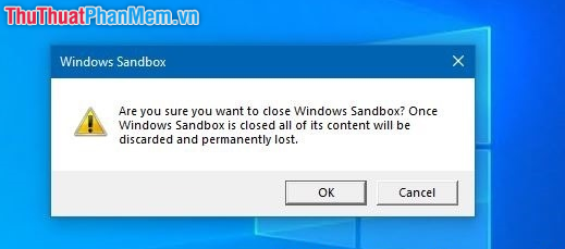 Hướng dẫn cách sử dụng Windows Sandbox trên Windows 10