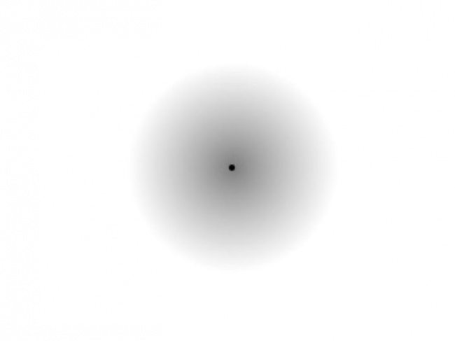 Nếu bạn tập trung vào điểm chấm đen khoảng 5s, vùng xám sẽ biến mất dần