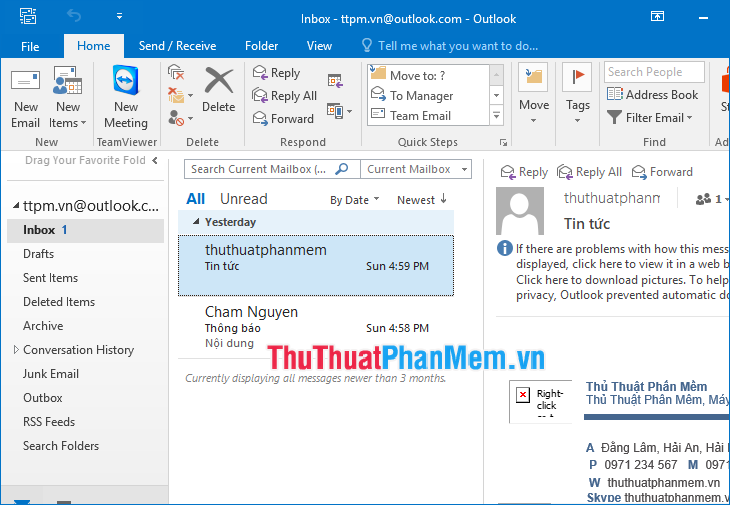Outlook Mail là gì
