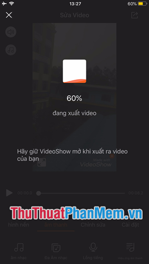 Cách ghép nhạc, chèn nhạc vào video trên điện thoại Android, iPhone