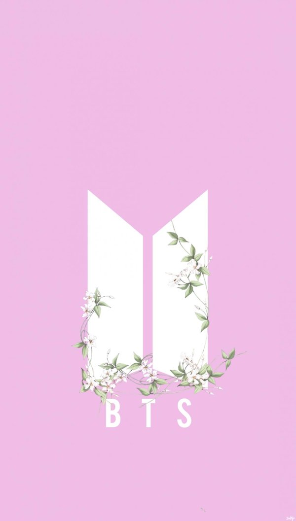 Ảnh BTS logo làm nền cho điện thoại
