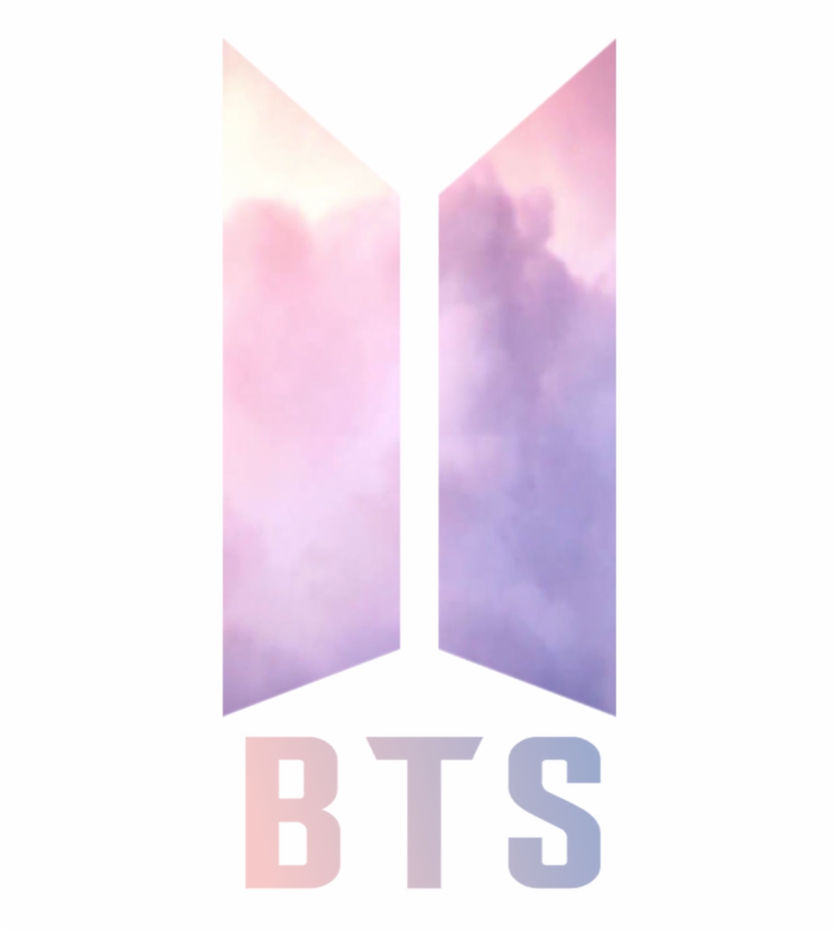 Ảnh logo BTS màu hường phấn