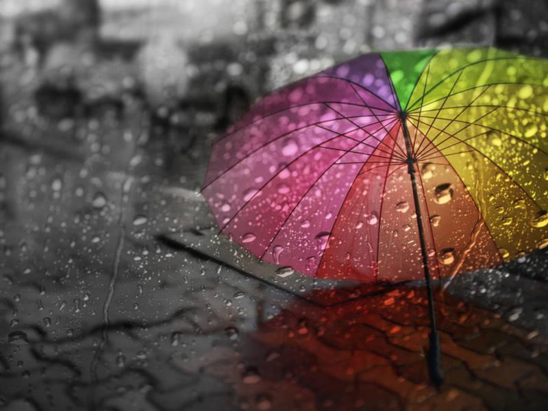 Das schönste und traurigste Bild des romantischsten Regens