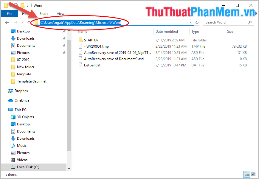Phục hồi file nào thì kích đúp chuột vào file đó