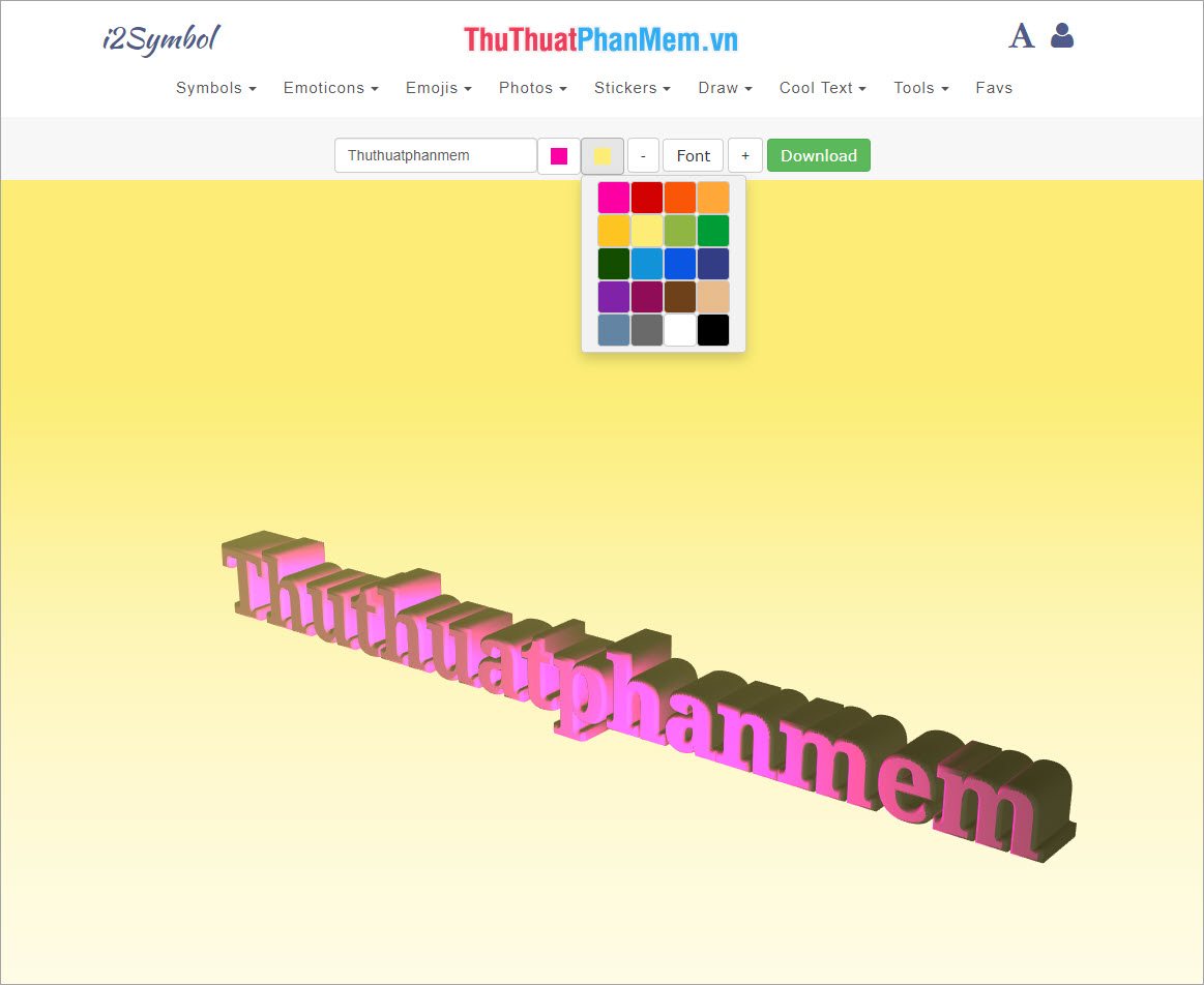 Top 5 trang web tạo chữ 3D Online trực tuyến tốt nhất