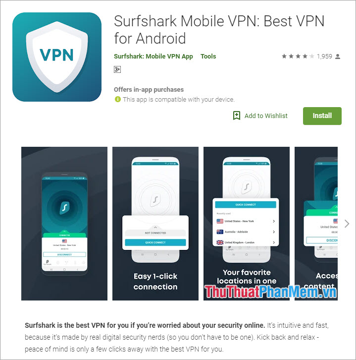 Top 5 ứng dụng VPN tốt nhất cho Android