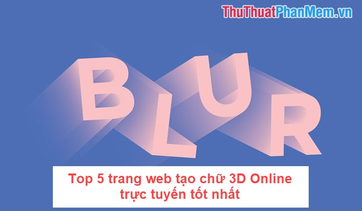 Sử dụng công cụ tạo chữ 3D Online để tạo ra những mẩu chữ độc đáo, ấn tượng và phong phú trên website của bạn. Bạn có thể tạo chữ với nhiều kiểu dáng khác nhau, tùy chỉnh màu sắc và kích thước sao cho phù hợp với nội dung và ý tưởng của bạn.