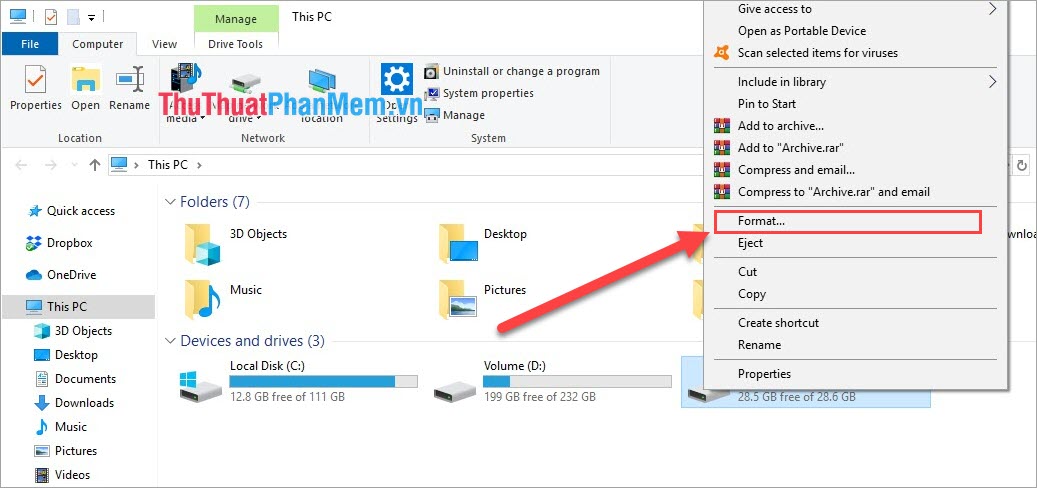 Cách copy file dung lượng lớn hơn 4GB vào USB