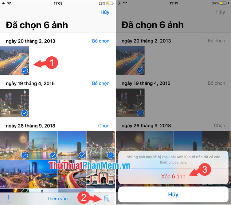 Cách xoá ảnh trên iPhone nhanh nhất