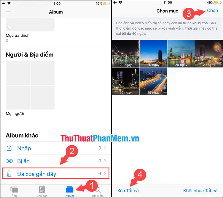 Cách xoá ảnh trên iPhone nhanh nhất