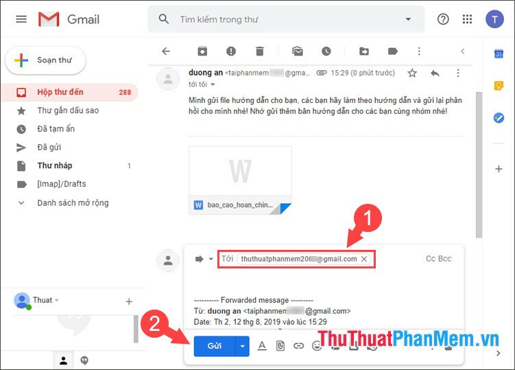 Forward Mail là gì? Cách Forward chuyển tiếp mail tới 1 email khác trong Gmail