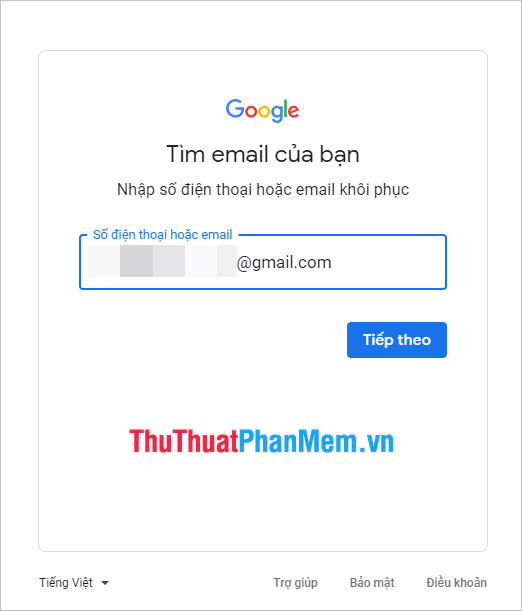 Cách khôi phục tài khoản Gmail khi quên mật khẩu