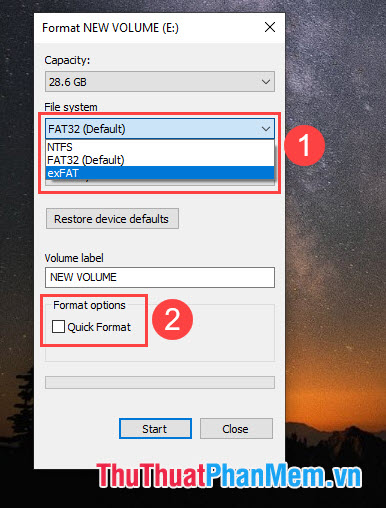 Cách sửa lỗi USB không format được Windows was unable to complete the format