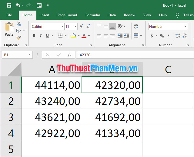 Cách chuyển số thành ngày tháng trong Excel