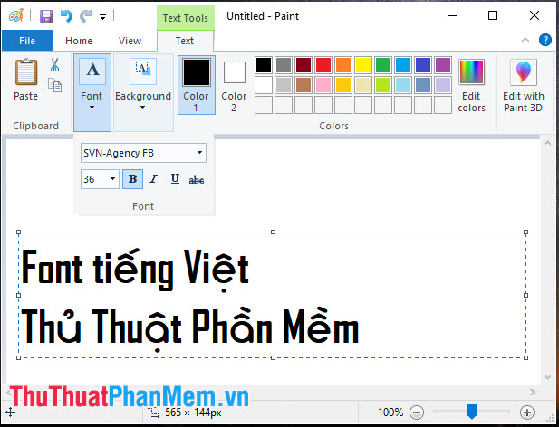 Font chữ tiếng Việt dành cho thiết kế SVN Agency FB