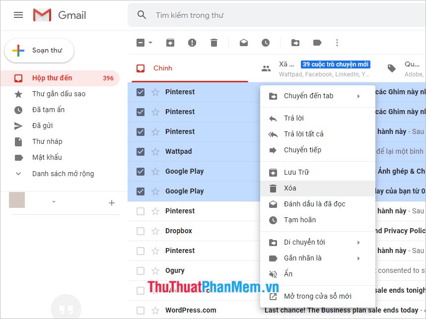 Cách khôi phục thư đã xóa trong Gmail nhanh chóng