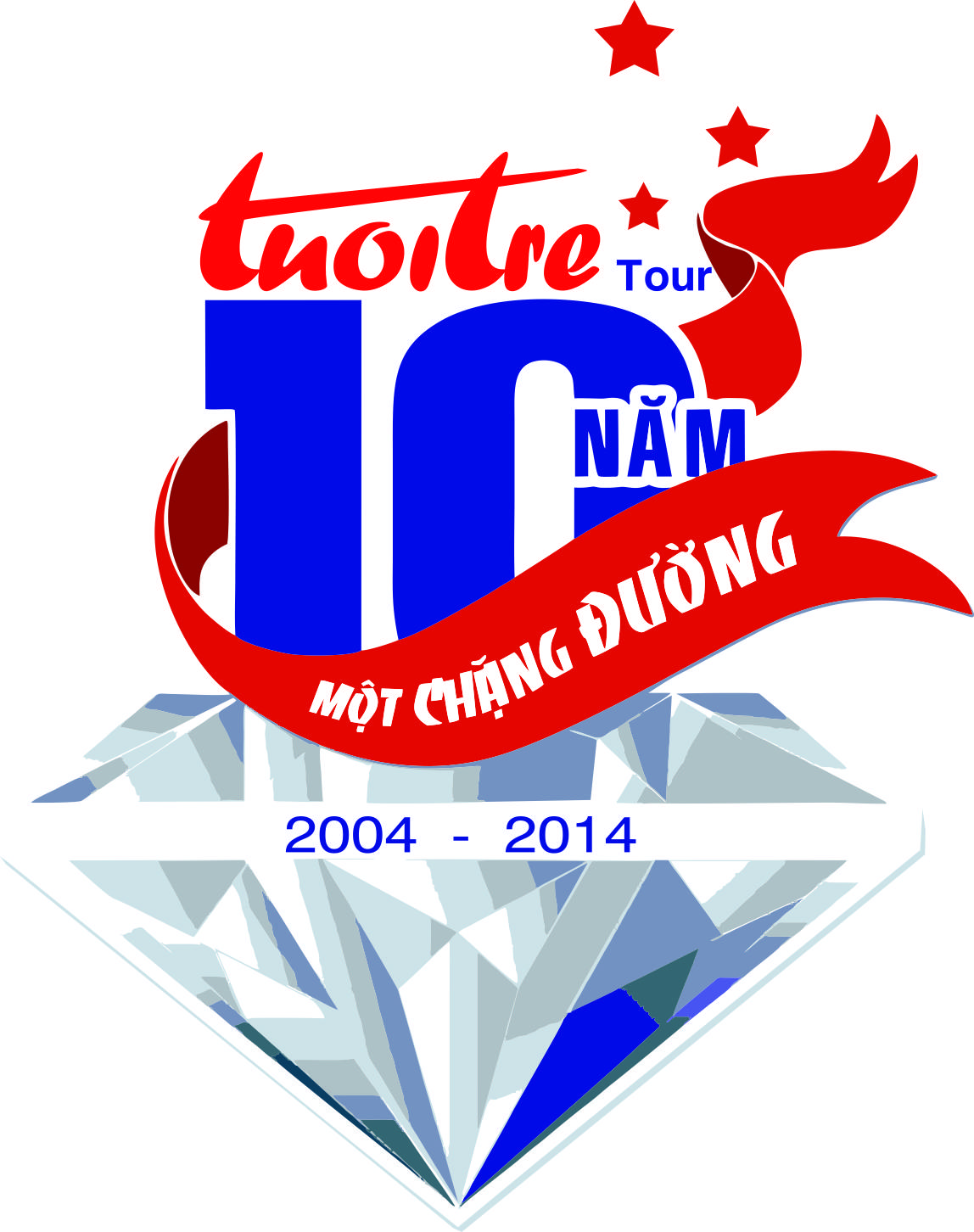Logo 10 năm đẹp