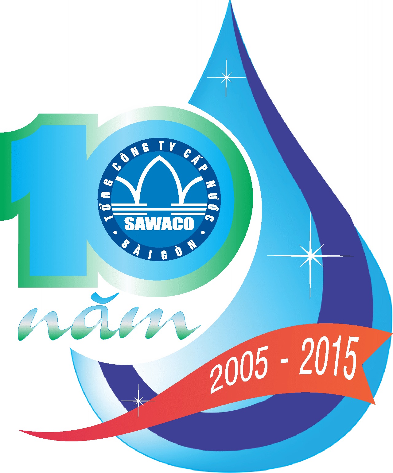 Logo kỉ niệm 10 năm công ty