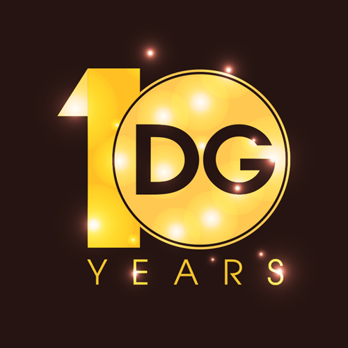 Logo kỉ niệm 10 năm đẹp và độc đáo
