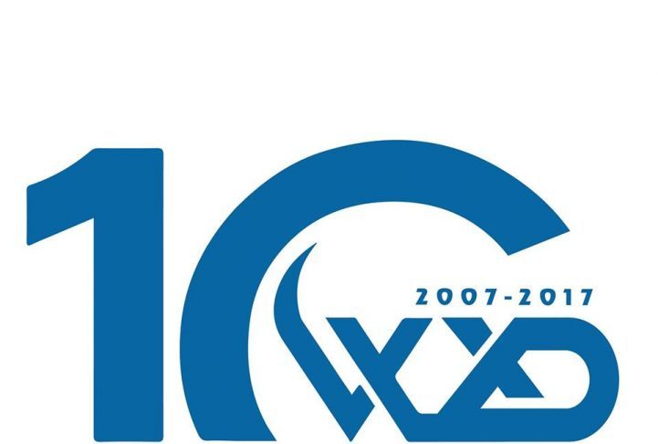 Logo kỷ niệm 10 năm thành lập trường