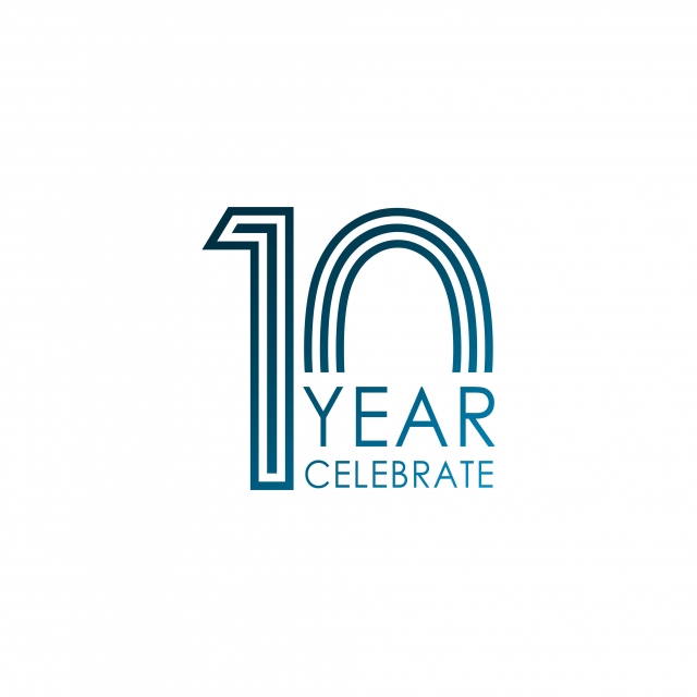 Những mẫu logo 10 năm, kỷ niệm 10 năm đẹp nhất