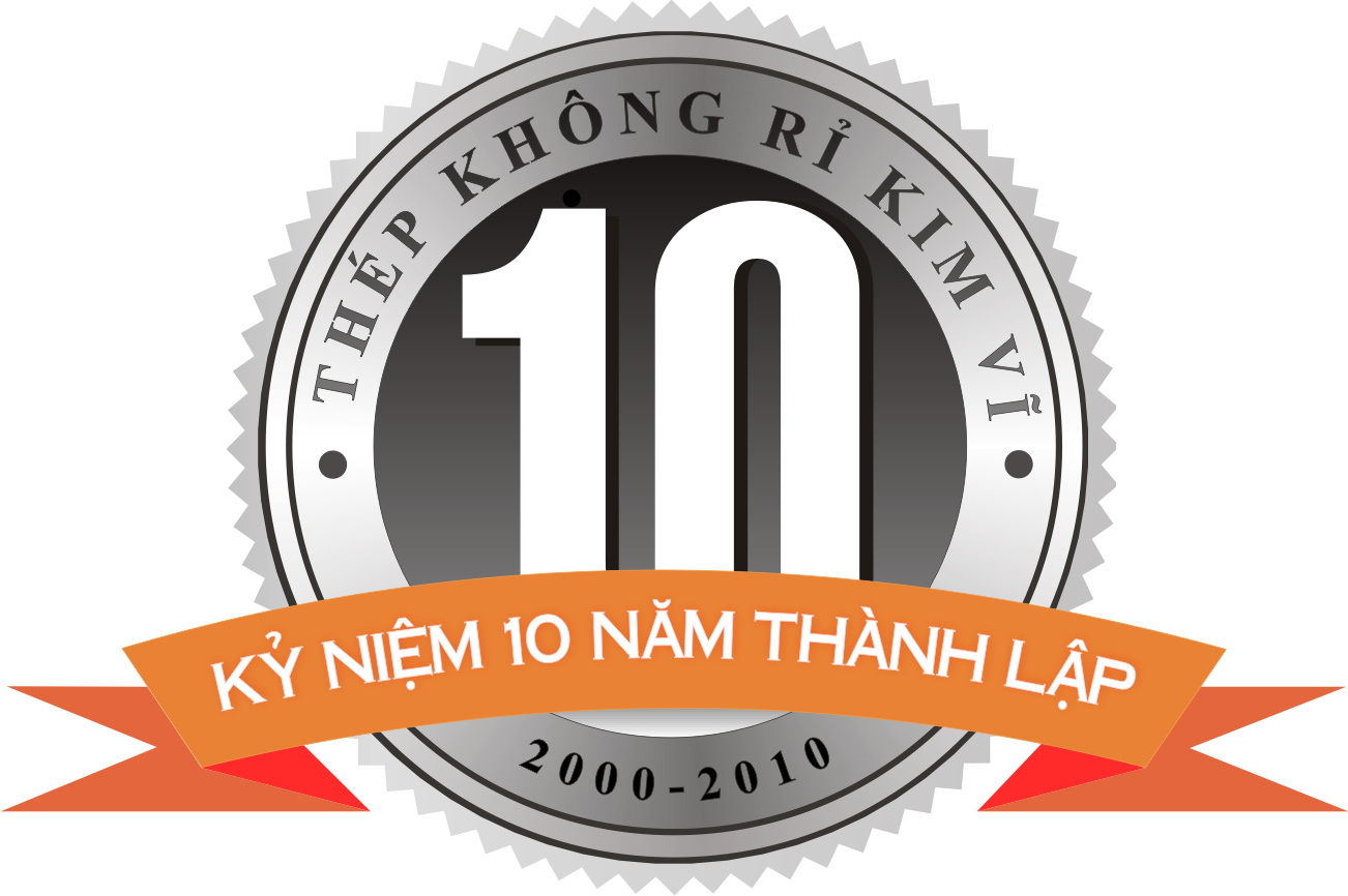 Mẫu thiết kế logo huy hiệu kỉ niệm 10 năm