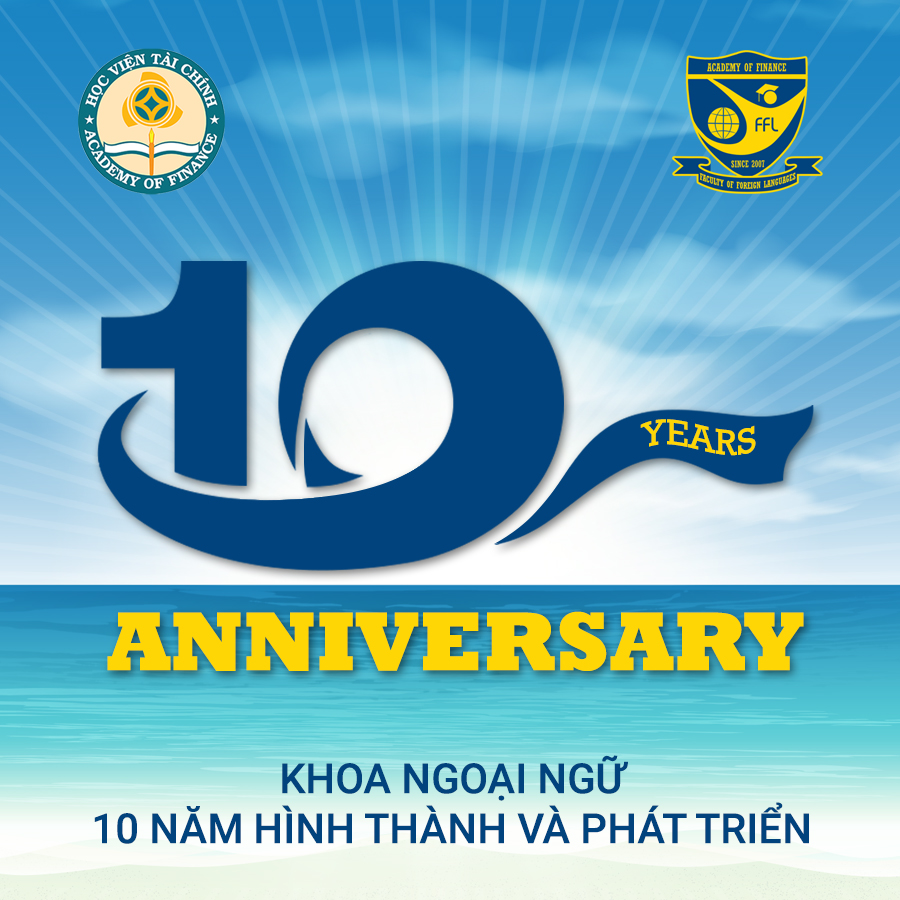 Mẫu thiết kế logo kỉ niệm 10 năm