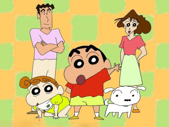 Hình ảnh gia đình của shin