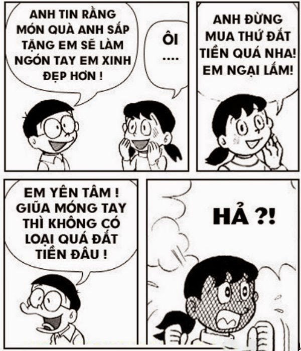 Ảnh chế Doremon Nobita troll xuka