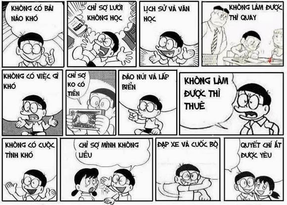 Hình ảnh triết lý cuộc sống của Doraemon