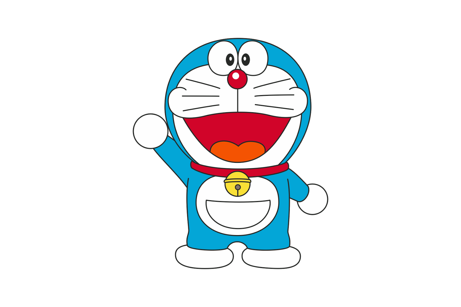 Doraemon vẫy tay chào