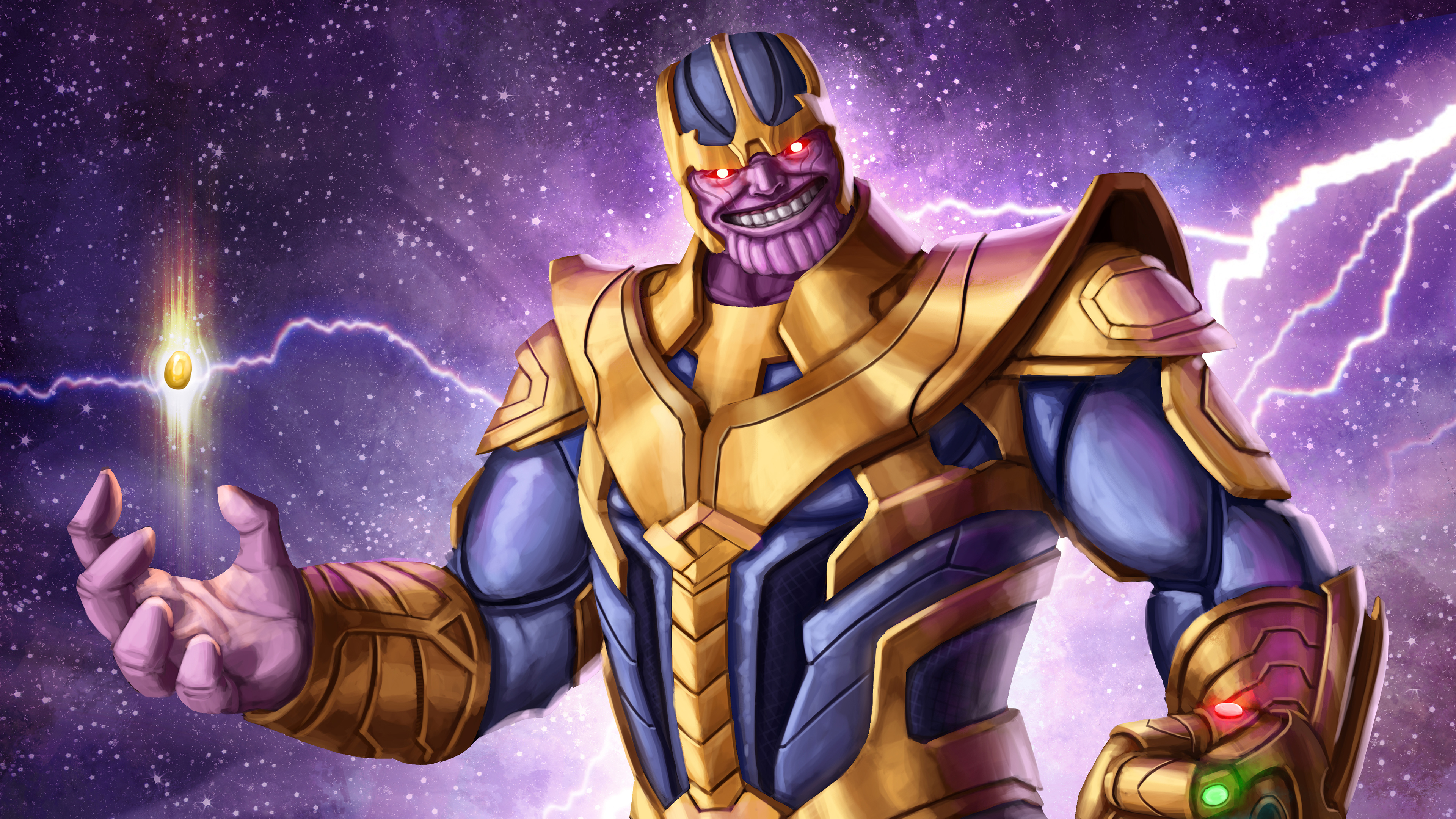 Một bức tranh tuyệt đẹp về Thanos