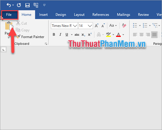 Chọn File
