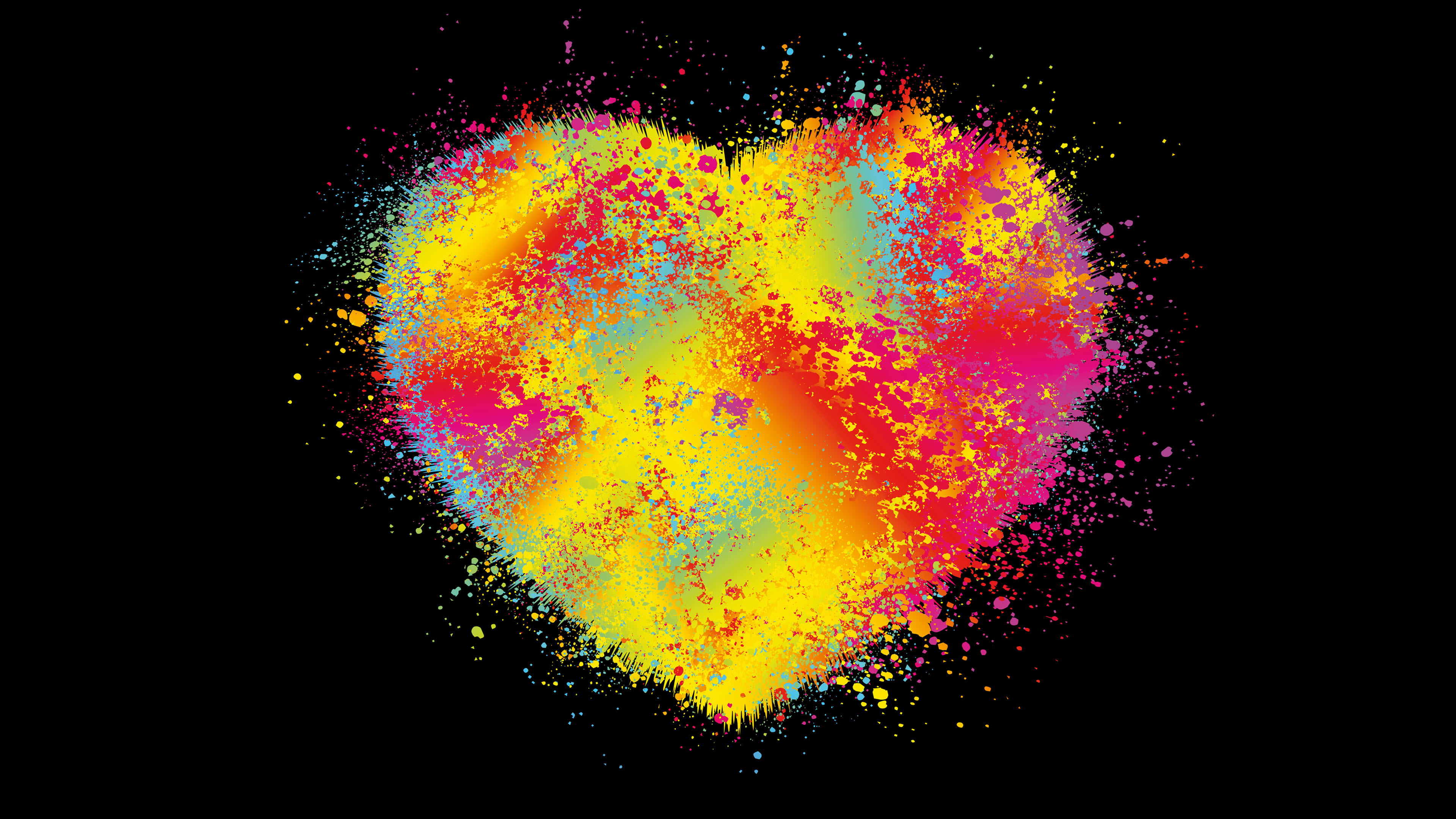 Hình nền trái tim nhiều màu