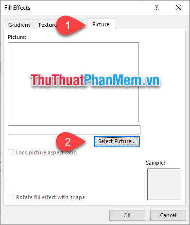 Chọn Select Picture